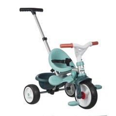 SMOBY - Tricycle Be Move Confort Bleu- Des 10mois - Fabriqué en Franc