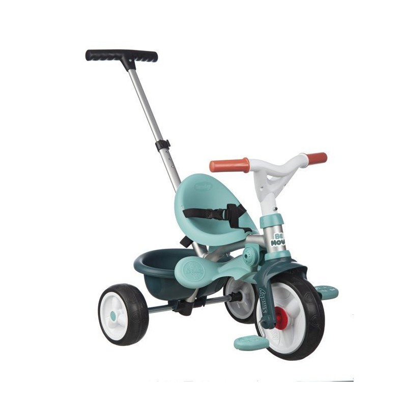 SMOBY - Tricycle Be Move Confort Bleu- Des 10mois - Fabriqué en Franc