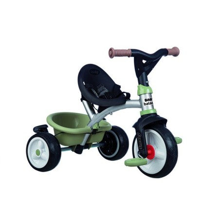 Smoby - Tricycle Baby Balade Vert - Des 10 mois - Fabriqué en France