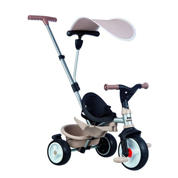 SMOBY - Tricycle Baby Balade Beige - Des 10 mois - Fabriqué en France SMOBY - Tricycle Baby Balade Beige - Des 10 mois - Fabriqué en France