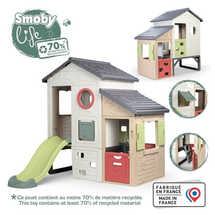 Smoby - S.Life Maison Aventure - Des 3 ans - Fabriqué en France