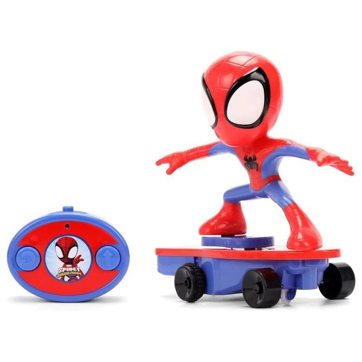 Jada - Figurine - Marvel Spidey Radiocommandé Skateboard- Des 8 ans Jada - Figurine - Marvel Spidey Radiocommandé Skateboard- Des 8 ans