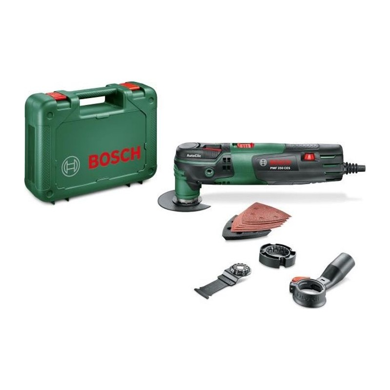 Outil multifonctions Bosch - PMF 250 CES - filaire 250W - Fonction Aut