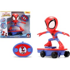 Jada - Figurine - Marvel Spidey Radiocommandé Skateboard- Des 8 ans