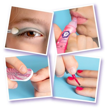 Smoby - Glam Trousse de Maquillage - Trousse Beauté Enfant - Gloss, Vernis, Palette de Maquillage et Accessoires - Des 6 ans