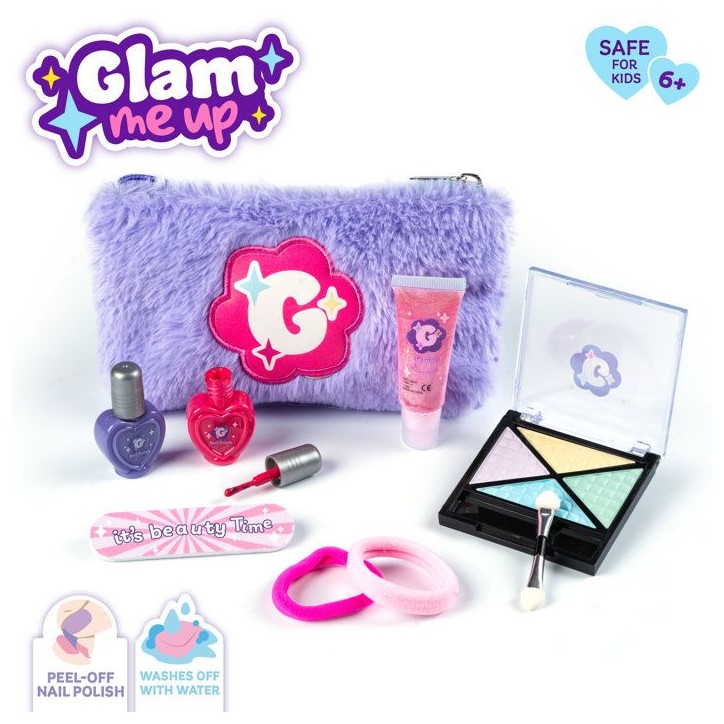 Smoby - Glam Trousse de Maquillage - Trousse Beauté Enfant - Gloss, Vernis, Palette de Maquillage et Accessoires - Des 6 ans Smoby - Glam Trousse de Maquillage - Trousse Beauté Enfant - Gloss, Vernis, Palette de Maquillage et Accessoires - Des 6 ans