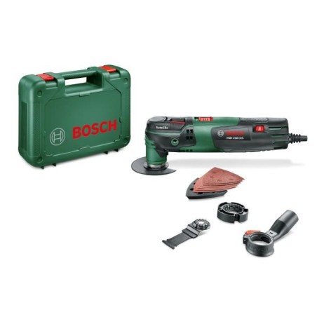 Outil multifonctions Bosch - PMF 250 CES - filaire 250W - Fonction Autoclic (changement accessoire sans outil) + accessoires et