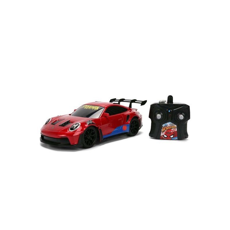 Jada - Voiture Radio Commandée - Spiderman - Porsche 911 - Marvel - F