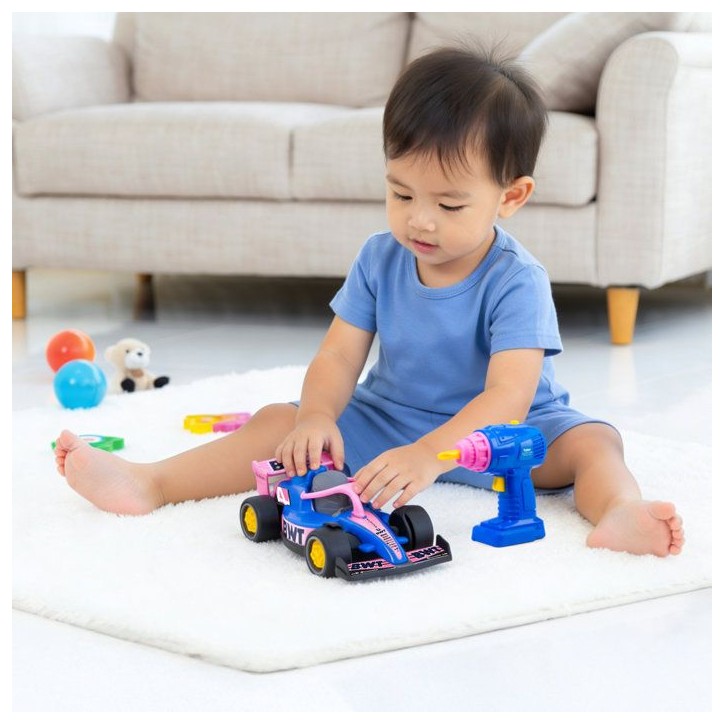 Dickie - Formule 1 a construire 25CM - Des 1 an Dickie - Formule 1 a construire 25CM - Des 1 an