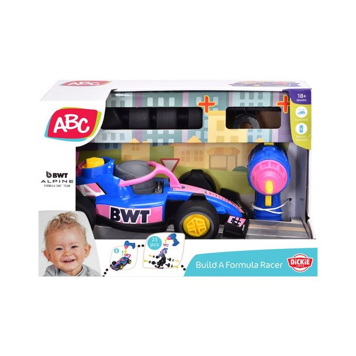 Dickie - Formule 1 a construire 25CM - Des 1 an Dickie - Formule 1 a construire 25CM - Des 1 an