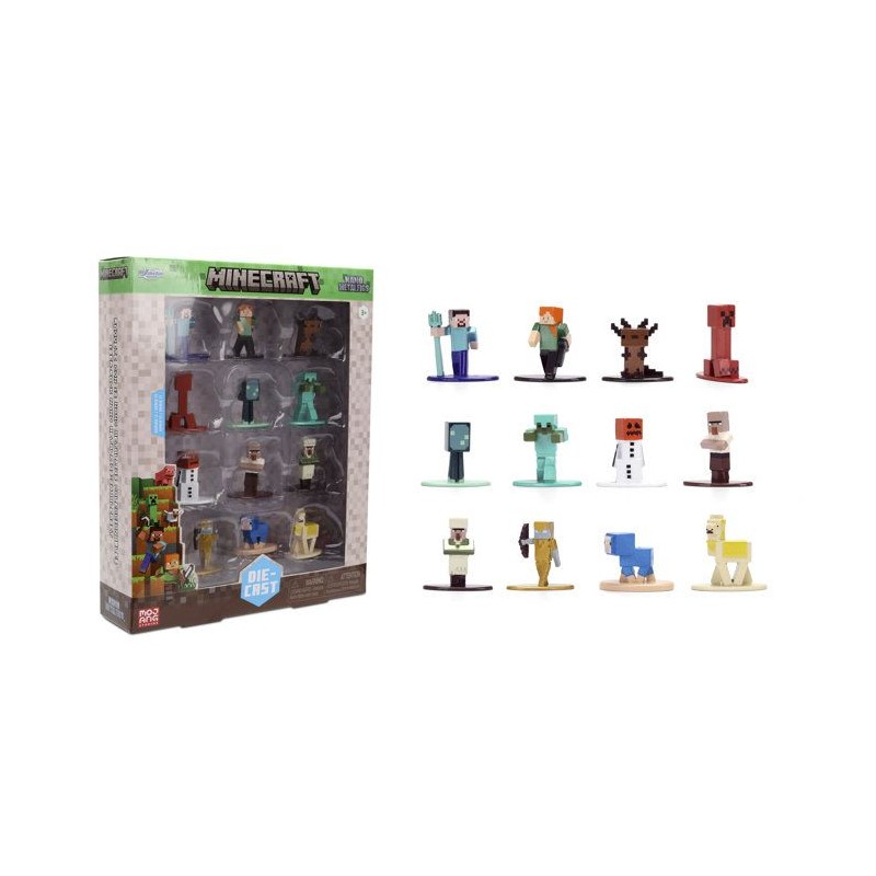 Jada - Figurine - Minecraft 4cm set 12Pieces - 2 - Des 3 ans