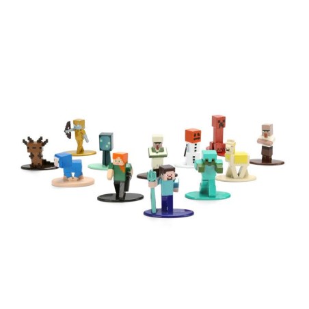 Jada - Figurine - Minecraft 4cm set 12Pieces - 2 - Des 3 ans