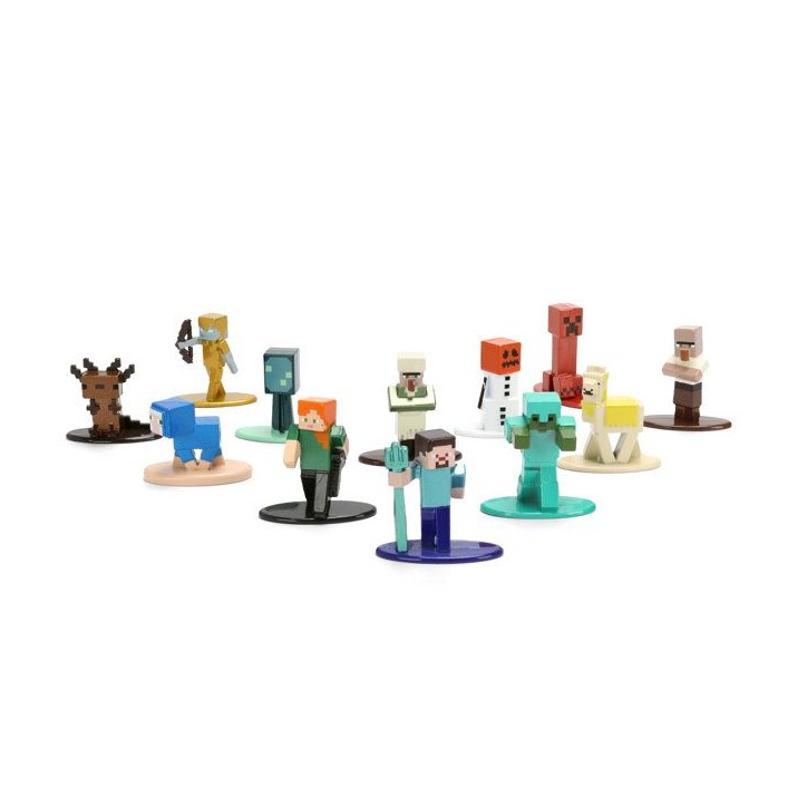 Jada - Figurine - Minecraft 4cm set 12Pieces - 2 - Des 3 ans Jada - Figurine - Minecraft 4cm set 12Pieces - 2 - Des 3 ans