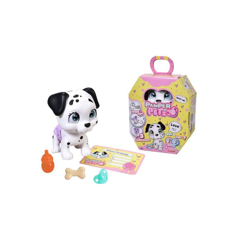 Smoby - Pamper Petz - Dalmatien a adopter - 4 accessoires - Articulé