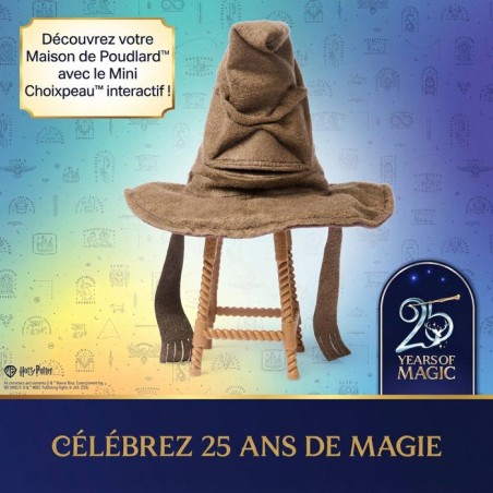 Mini Choixpeau Magique Interactif Wizarding World - Sons et Phrases - SPIN MASTER - A partir de 6 ans