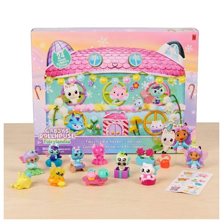 Calendrier De L'avent Fairylandia - Gabby Et La Maison Magique - SPINMASTER - A Partir De 3 Ans