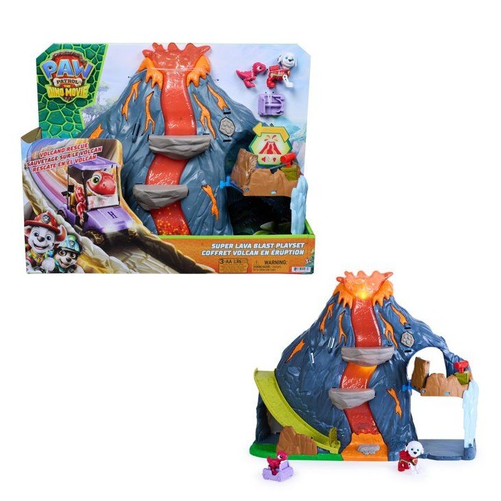 Playset Volcan Super Lava Blast - La Pat' Patrouille - Le Film Mission Dino - SPINMASTER - A Partir De 3 Ans Playset Volcan Super Lava Blast - La Pat' Patrouille - Le Film Mission Dino - SPINMASTER - A Partir De 3 Ans