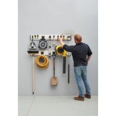 Ensemble de rangement - STANLEY - STST-22000-1 - 2 rails 120 cm - 18 a