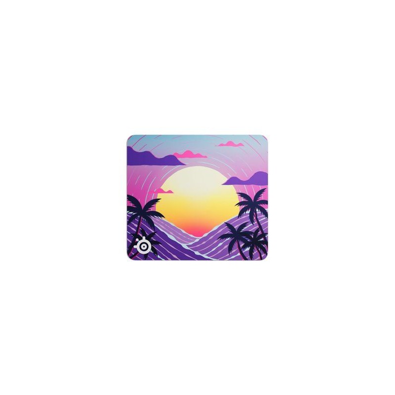Tapis de souris gaming - STEELSERIES - QcK L - Neon Sunset - 450 mm x