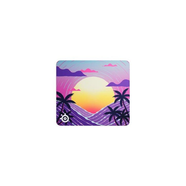 Tapis de souris gaming - STEELSERIES - QcK L - Neon Sunset - 450 mm x 400 mm x 2 mm Tapis de souris gaming - STEELSERIES - QcK L - Neon Sunset - 450 mm x 400 mm x 2 mm