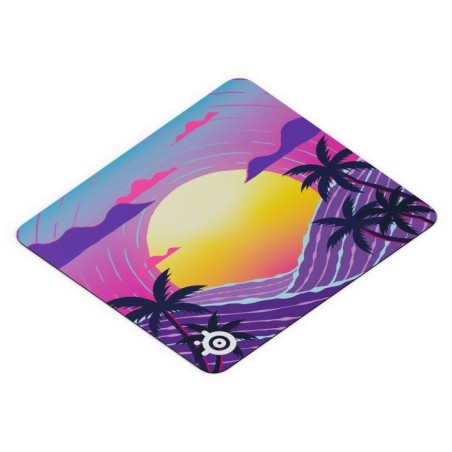 Tapis de souris gaming - STEELSERIES - QcK L - Neon Sunset - 450 mm x 400 mm x 2 mm