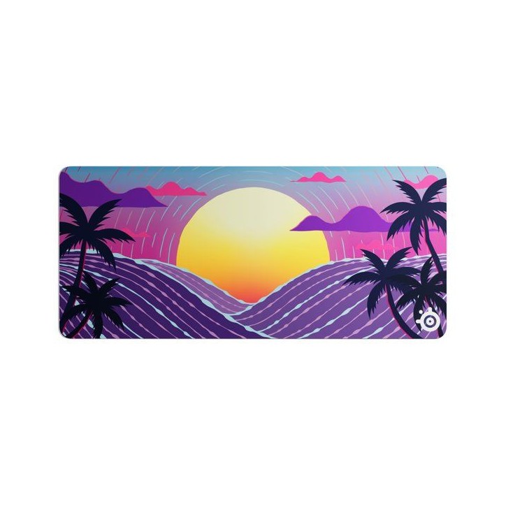 Tapis de souris gaming - STEELSERIES - QcK XXL - Neon Sunset - 900 x 400 mm x 2 mm Tapis de souris gaming - STEELSERIES - QcK XXL - Neon Sunset - 900 x 400 mm x 2 mm