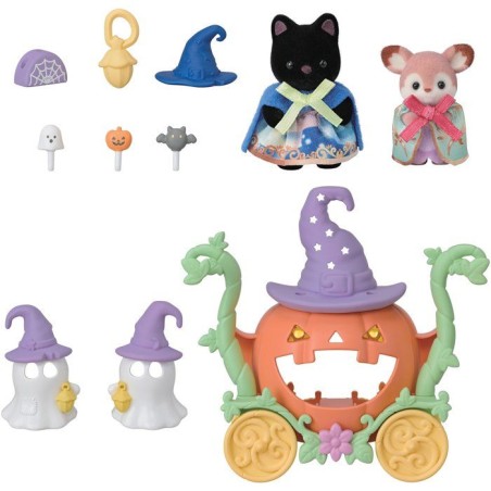 Le carrosse citrouille - SYLVANIAN FAMILIES - 5869 - Mini univers
