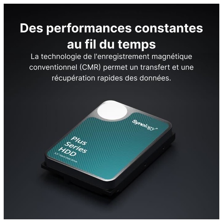 Disque dur interne SYNOLOGY HAT3300-6T - 6 To - SATA 6Gb/s - 5400 tours/min Disque dur interne SYNOLOGY HAT3300-6T - 6 To - SATA 6Gb/s - 5400 tours/min