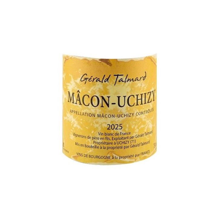 Domaine Gérald Talmard 2025 Mâcon-Uchizy - Vin blanc de Bourgogne