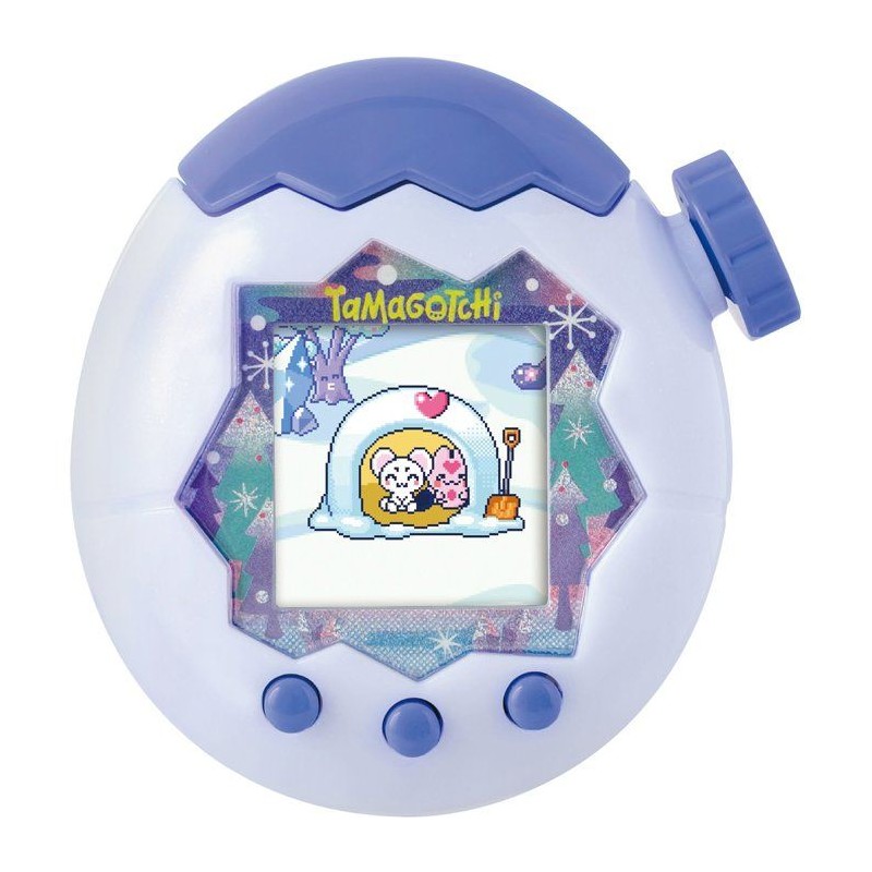 Tamagotchi - BANDAI - Paradise White Glacier - molette zoom - interact