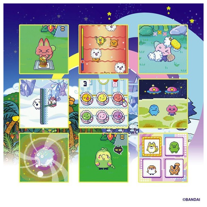 Tamagotchi - BANDAI - Paradise White Glacier - molette zoom - interactif - version française Tamagotchi - BANDAI - Paradise White Glacier - molette zoom - interactif - version française