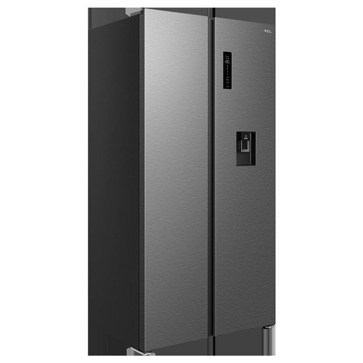 Réfrigérateur américain - TCL - RC605SXD0 - Multi-portes - Enchâssable - 605 L - Gris inox Réfrigérateur américain - TCL - RC605SXD0 - Multi-portes - Enchâssable - 605 L - Gris inox