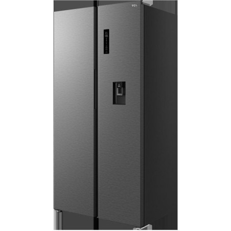 Réfrigérateur américain - TCL - RC605SXD0 - Multi-portes - Enchâssable - 605 L - Gris inox