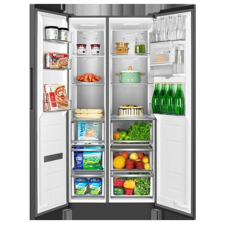 Réfrigérateur américain - TCL - RC605SXD0 - Multi-portes - Enchâssable - 605 L - Gris inox Réfrigérateur américain - TCL - RC605SXD0 - Multi-portes - Enchâssable - 605 L - Gris inox