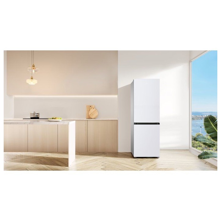 Réfrigérateur combiné avec congélateur - TCL - RF340BWE0 - 2 portes - 340 L - Total No Frost - Blanc Réfrigérateur combiné avec congélateur - TCL - RF340BWE0 - 2 portes - 340 L - Total No Frost - Blanc