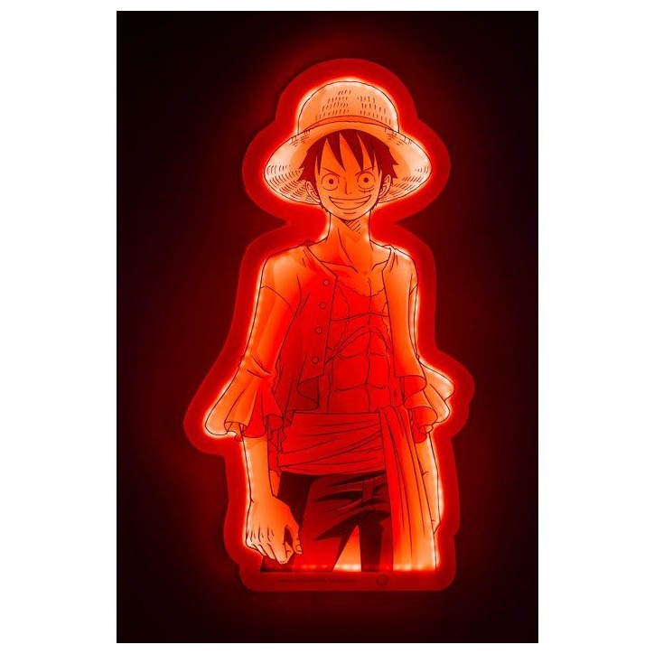 Lampe LED - TEKNOFUN - Luffy lumineux style néon One Piece