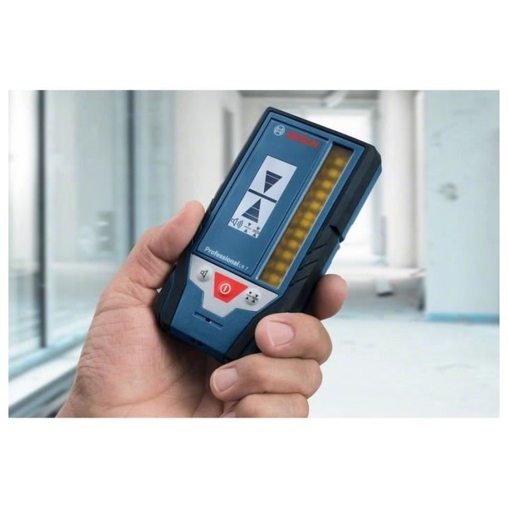 Cellule de réception - BOSCH - LR 7 PROFESSIONAL - Détection laser - Zone de 8 cm - Portée 50 m