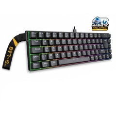 Clavier gamer - Magnétique - THE G-LAB - Keyz Titanium HE - AZERTY Co