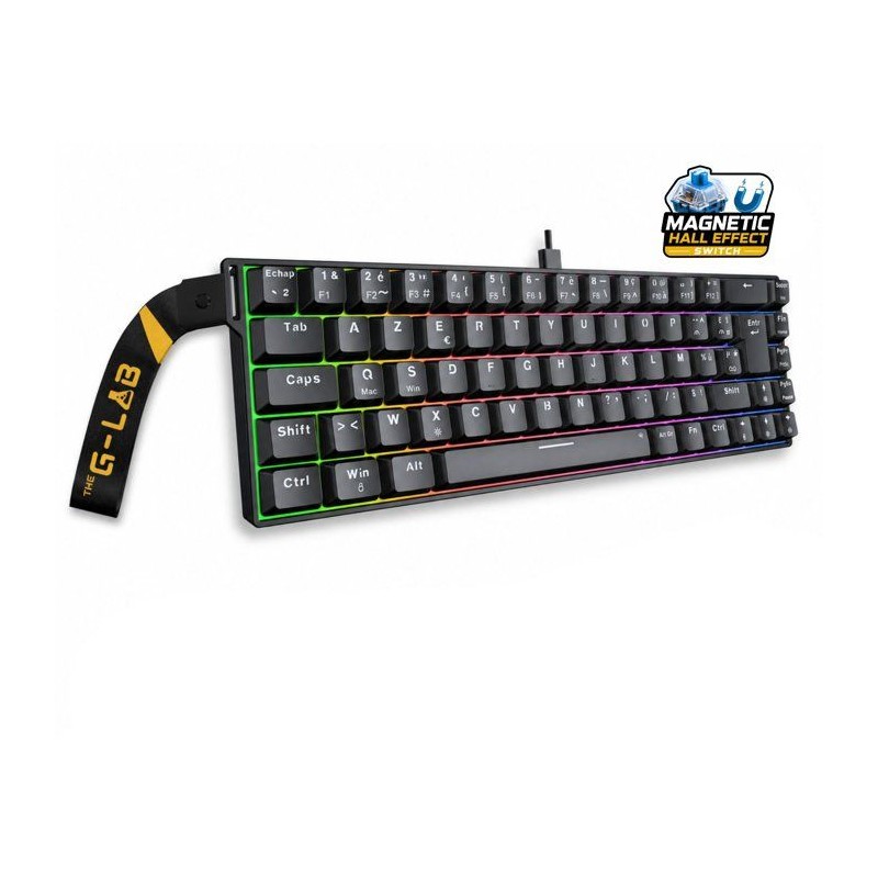 Clavier gamer - Magnétique - THE G-LAB - Keyz Titanium HE - AZERTY Co