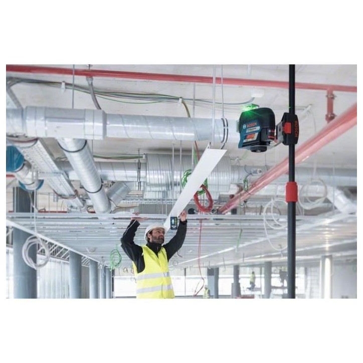 Cellule de réception - BOSCH - LR 7 PROFESSIONAL - Détection laser - Zone de 8 cm - Portée 50 m