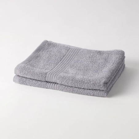 TODAY Essential - Lot de 2 serviettes de toilette 50x90 cm 100% Coton