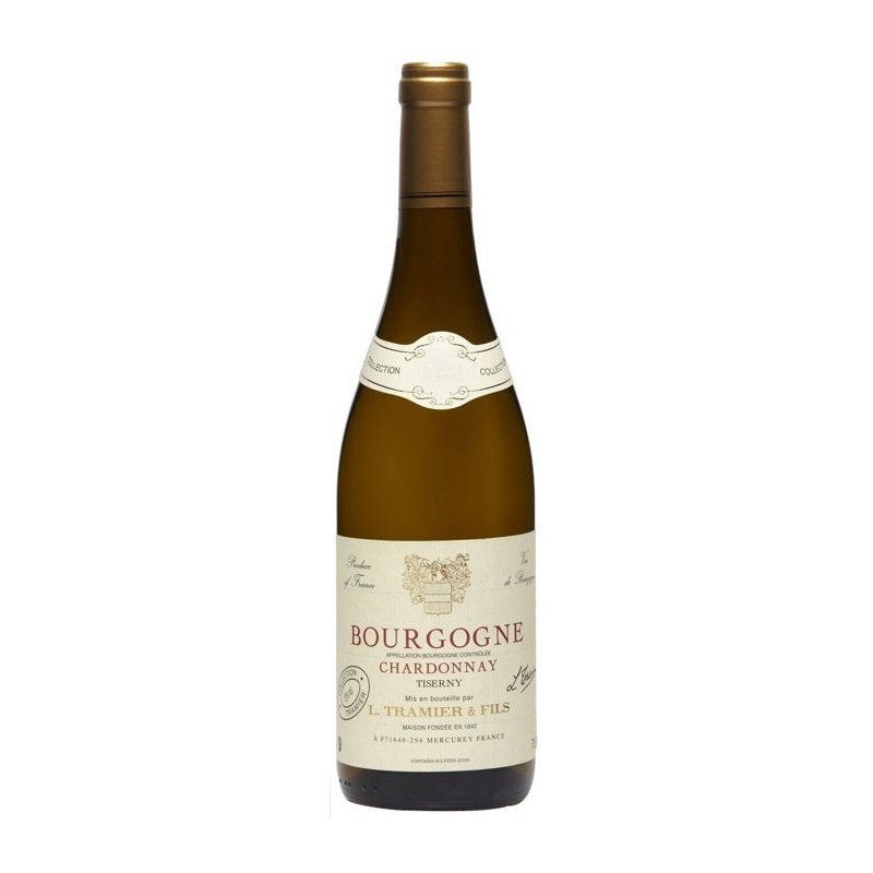 L. Tramier & Fils Tiserny 2023 Bourgogne Chardonnay - Vin blanc de Bou