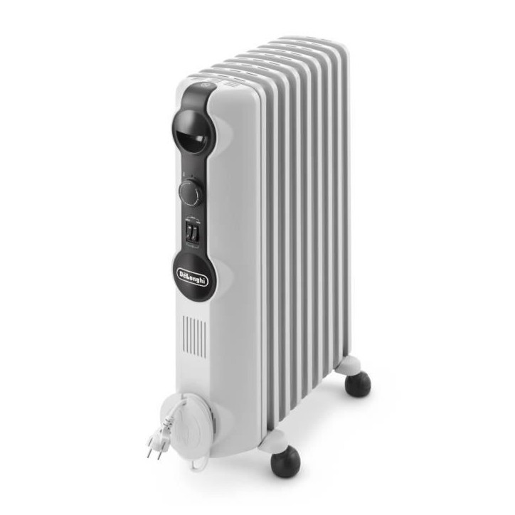 DELONGHI TRRS0920 2000 watts Radiateur bain d'huile - 3 niveaux de puissance - Comfortemp - Real Energy (+35 % de convection) DELONGHI TRRS0920 2000 watts Radiateur bain d'huile - 3 niveaux de puissance - Comfortemp - Real Energy (+35 % de convection)