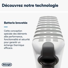 DELONGHI TRRS0920 2000 watts Radiateur bain d'huile - 3 niveaux de pui