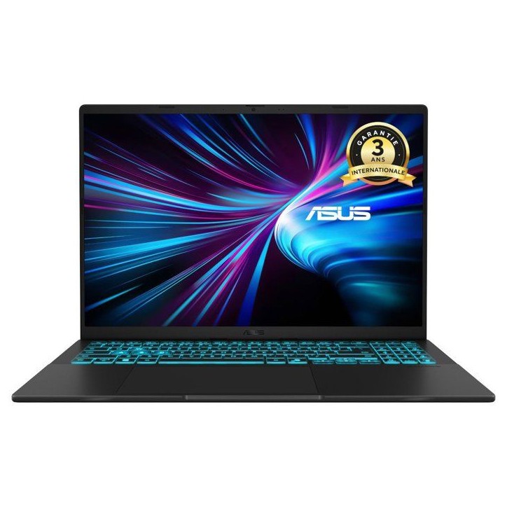 PC Portable Gamer ASUS Gaming V16 : Win 11 - 16 WUXGA - RTX 5060 8Go - AMD Ryzen 7 170 - RAM 16Go - 512Go SSD PC Portable Gamer ASUS Gaming V16 : Win 11 - 16 WUXGA - RTX 5060 8Go - AMD Ryzen 7 170 - RAM 16Go - 512Go SSD