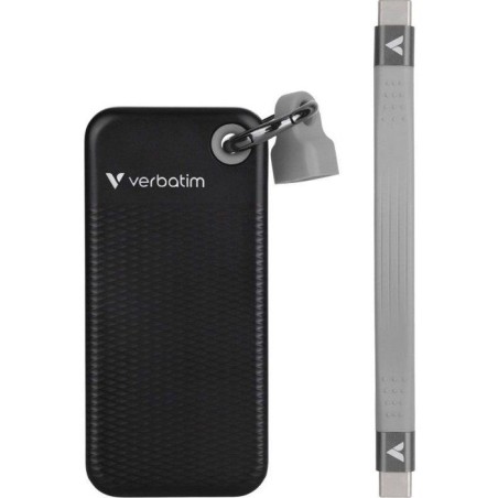 Disque SSD externe - VERBATIM - Pocket - 1 To - Noir / Gris