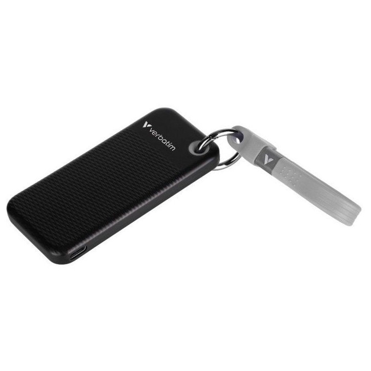 Disque SSD externe - VERBATIM - Pocket - 1 To - Noir / Gris Disque SSD externe - VERBATIM - Pocket - 1 To - Noir / Gris