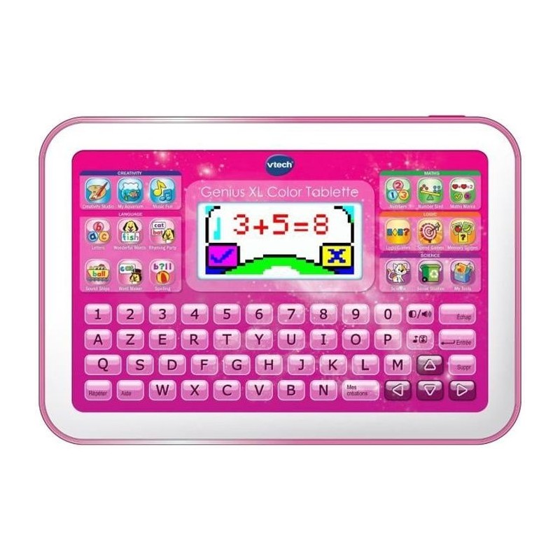Tablette Éducative VTECH Genius XL Color Rose - 60 activités - Fille