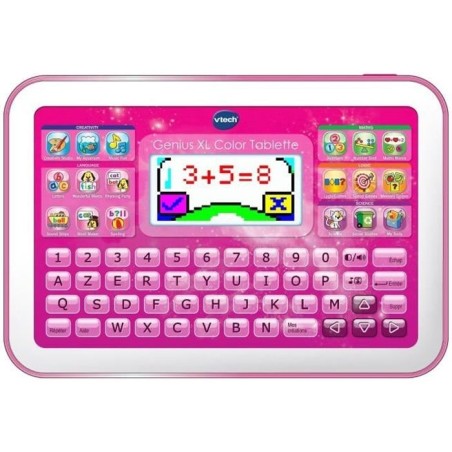 Tablette Éducative VTECH Genius XL Color Rose - 60 activités - Fille