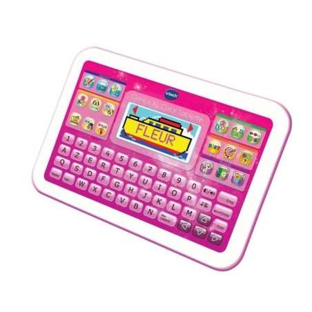Tablette Éducative VTECH Genius XL Color Rose - 60 activités - Fille 4 a 7 ans